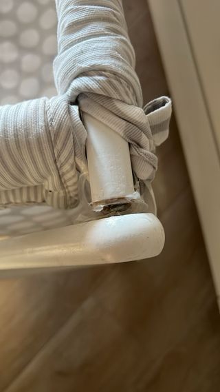 Minicuna de tijera blanca solo la funda