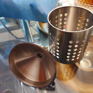 LOTE embudo y escurridor acero inoxdi