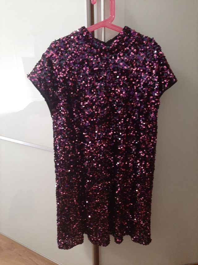 Zara Vestido Lentejuelas