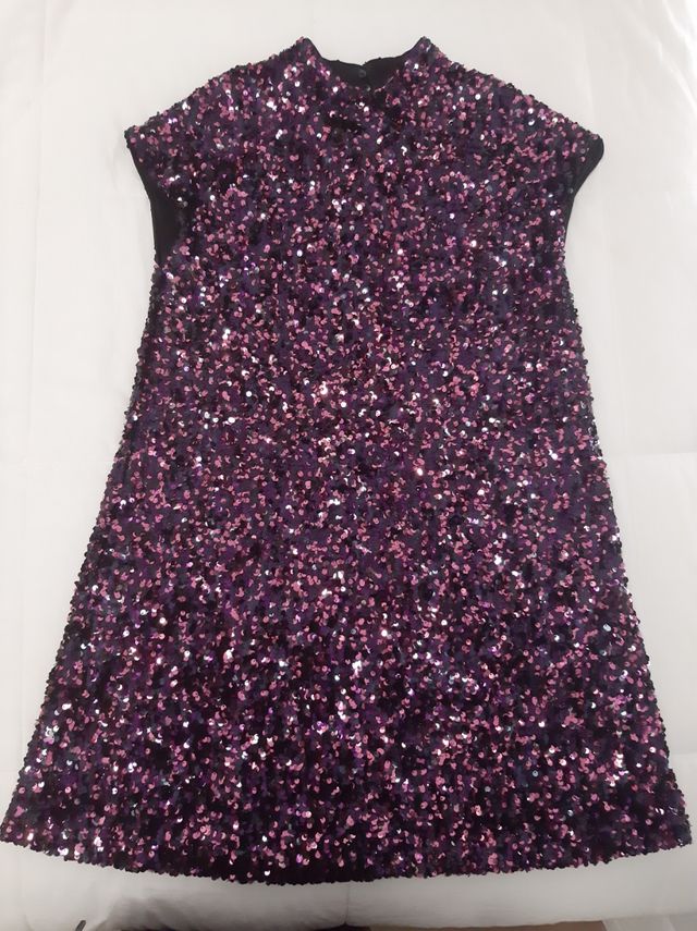 Zara Vestido Lentejuelas