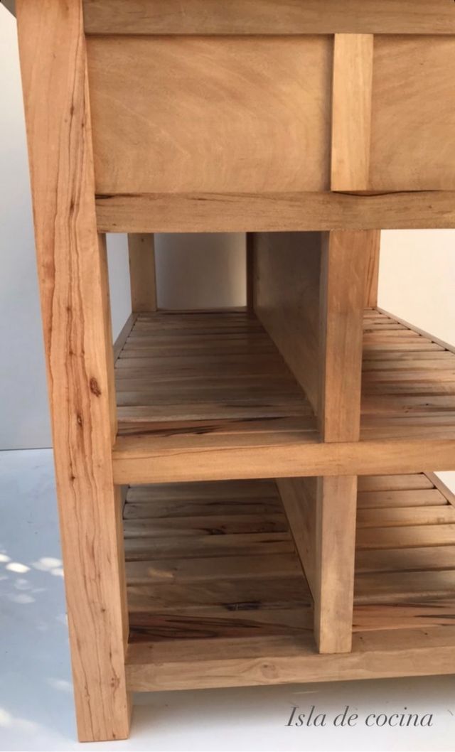 Isla De Cocina a Medida Madera Maciza