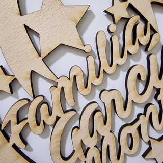 Bolas Navidad Madera Puerta