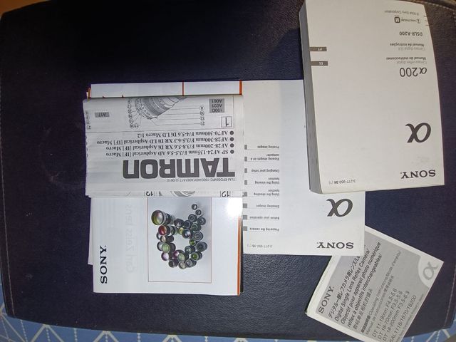 Camara de fotos Sony Alpha 200