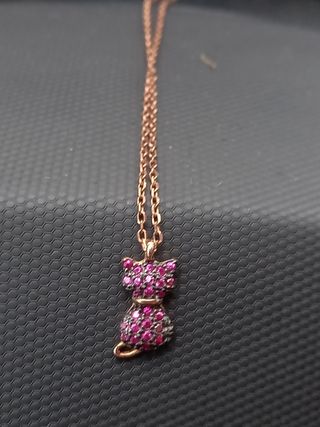 Collier (argento e swarosky)