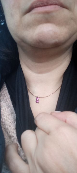 Collier (argento e swarosky)