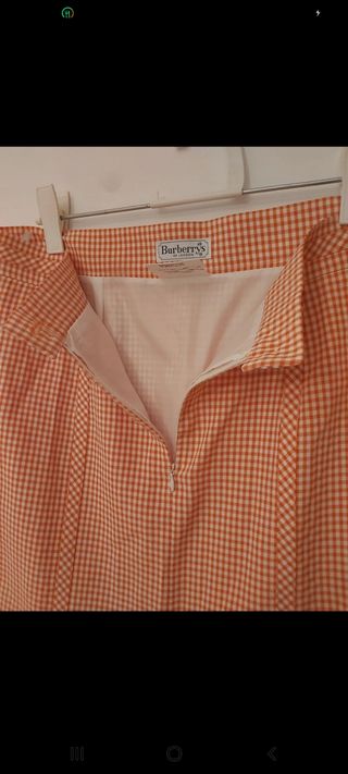 Falda a cuadros BURBERRYS SPAIN VINTAGE Vichy