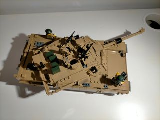 TANQUE M1A2 ABRAMS COMPATIBLE CON LEGO