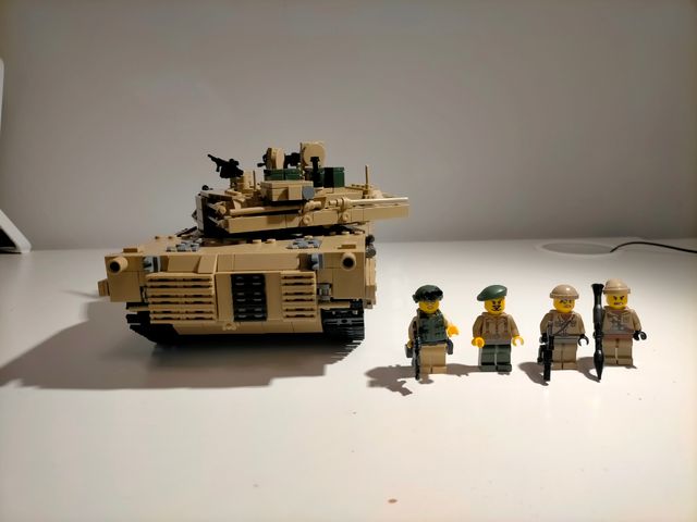 TANQUE M1A2 ABRAMS COMPATIBLE CON LEGO