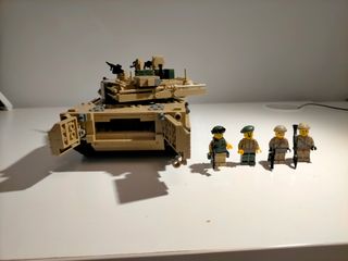 TANQUE M1A2 ABRAMS COMPATIBLE CON LEGO