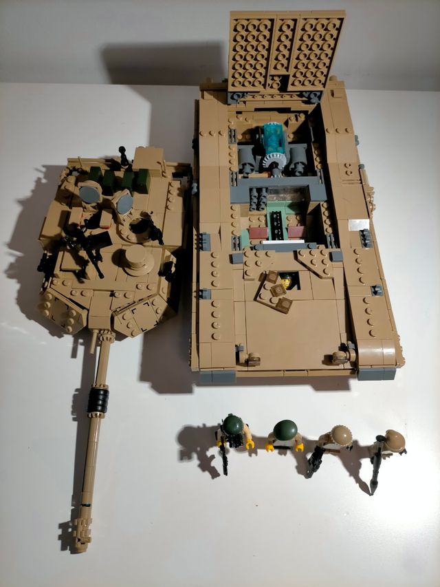 TANQUE M1A2 ABRAMS COMPATIBLE CON LEGO