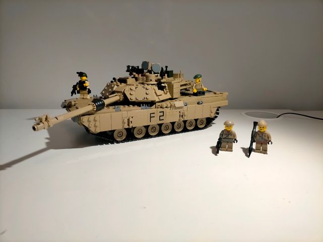 TANQUE M1A2 ABRAMS COMPATIBLE CON LEGO