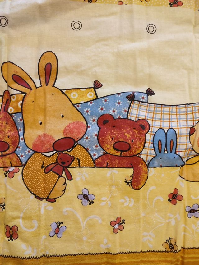 Trapuntino lettino bimbo più paracolpi