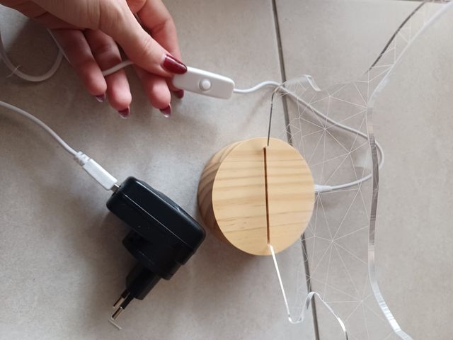 lampada gatto lightzz 3d