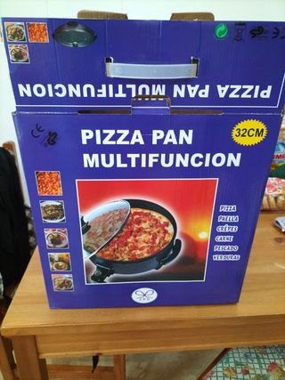 Multifunción pizza-paellera-creps