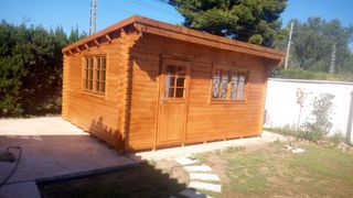 CASA DE MADERA 20M2 DANIEL DE 40MM DE GROSOR