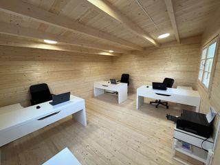 CASA DE MADERA 20M2 DANIEL DE 40MM DE GROSOR