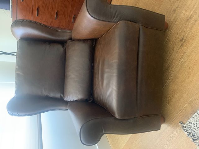 Sillon de Piel Orejero Vintage