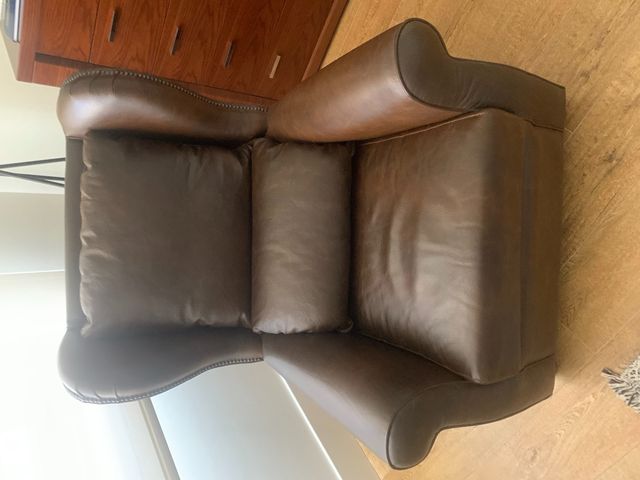 Sillon de Piel Orejero Vintage