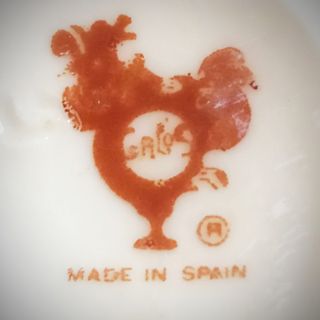 Figura Galos con sello, firma y número