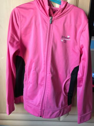 Chandal rosa y negro