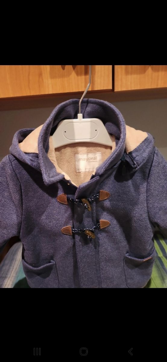 Cazadora parka de bebe