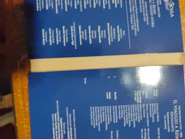 DVD + CD Gioacchino Rossini "Il viaggio a Reims"