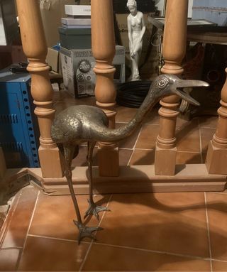 Garza Vintage con Baño de Plata