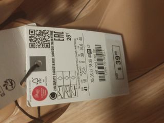 Zapatos Zara mujer número 41 nuevo a 