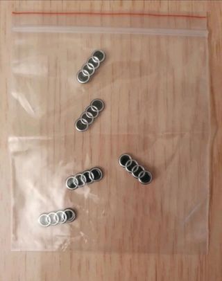 2 emblemas llave del coche,pegatina símbolo Audi.