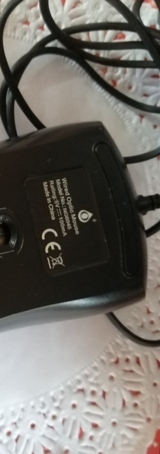 Raton Optico con Cable USB, 