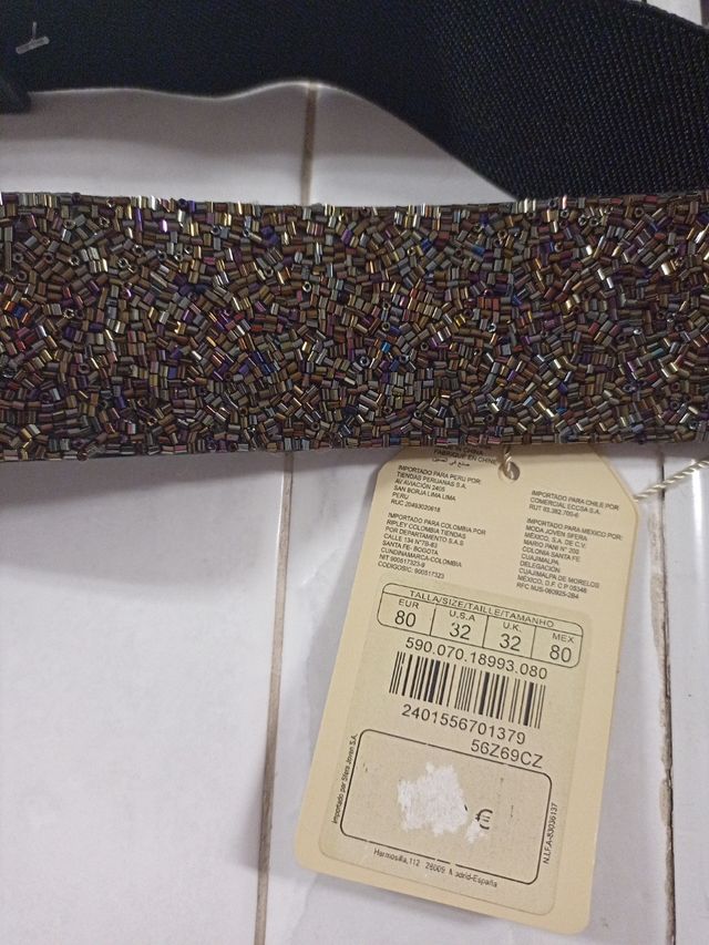 Cinturón fiesta Sfera