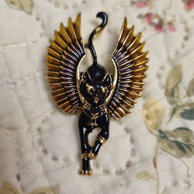 Broche Diosa Bastet egipcia Nuevo