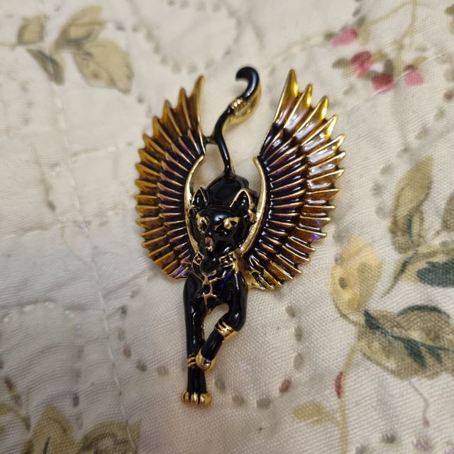 Broche Diosa Bastet egipcia Nuevo
