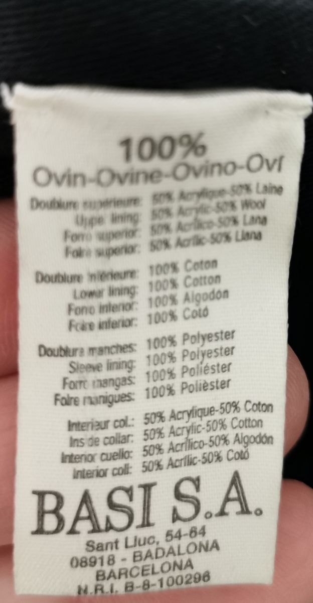 Chaqueta Piel Negra Lacoste original