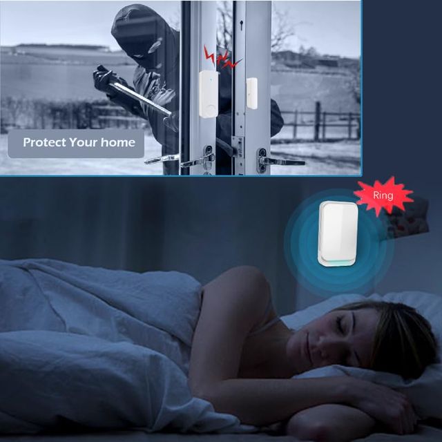 Alarma para Puerta y Ventana timbre con Sensor