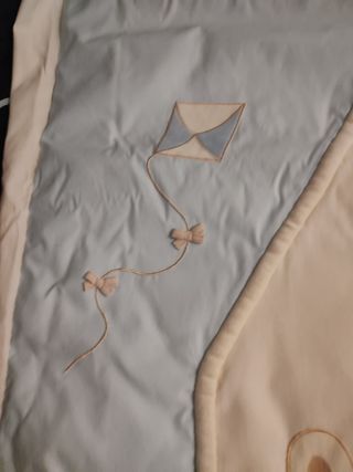 EDREDÓN CUNA + CHICHONERA + BOLSO Nenuco