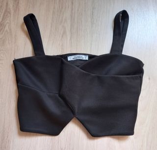🖤 CropTop cruzado negro 🖤