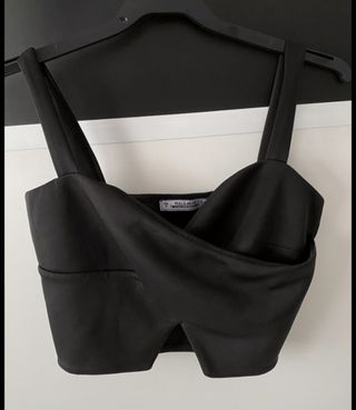 🖤 CropTop cruzado negro 🖤