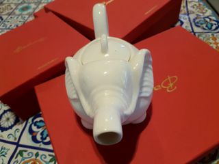 Teiera porcellana bianca