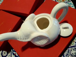 Teiera porcellana bianca