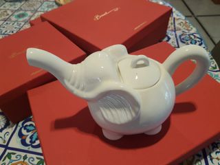 Teiera porcellana bianca