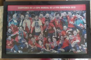 Cuadro de fútbol. Campeones del mundo