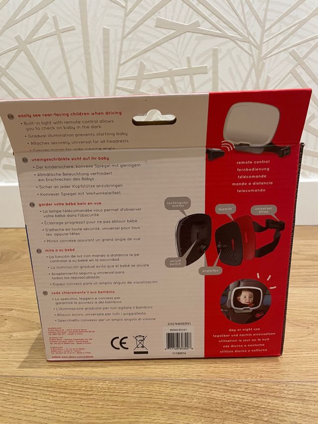 Espejo retrovisor bebé