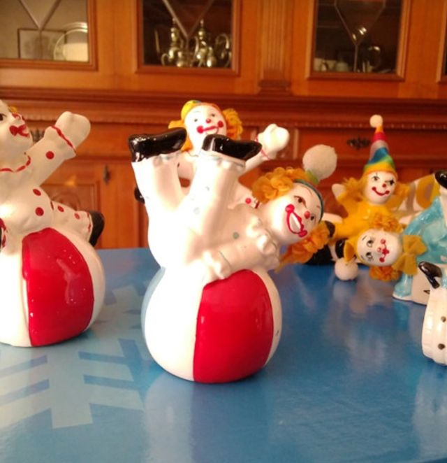 Clown in ceramica - vintage