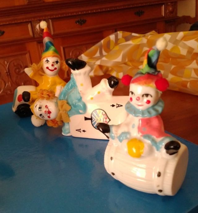 Clown in ceramica - vintage