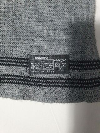 Sciarpa uomo grigia Timberland