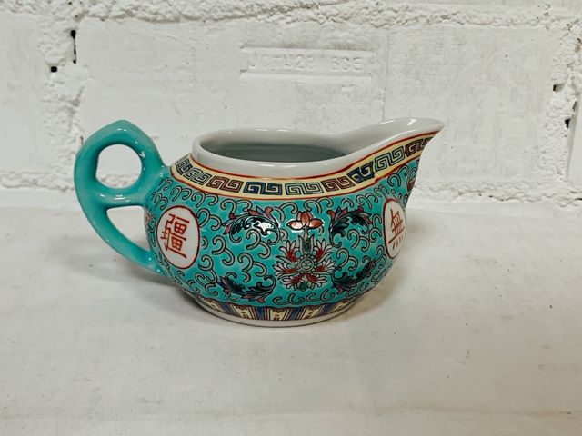 Salsera de porcelana china Mun Shou Jingdezhen