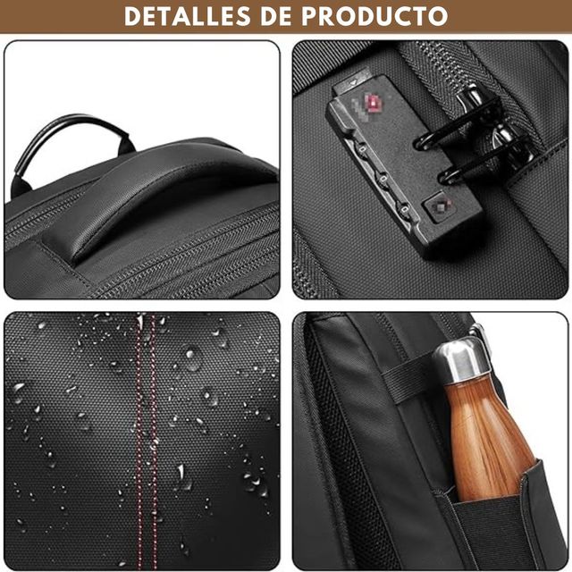 MOCHILA de VIAJE con SISTEMA de VACÍO. AMPLIABLE
