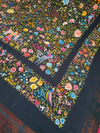 Mantón de Manila antiguo