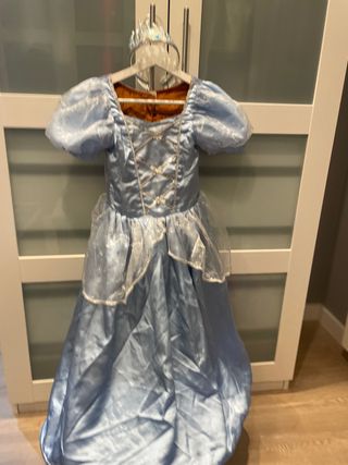 disfraz de cenicienta reversible disney 7-8